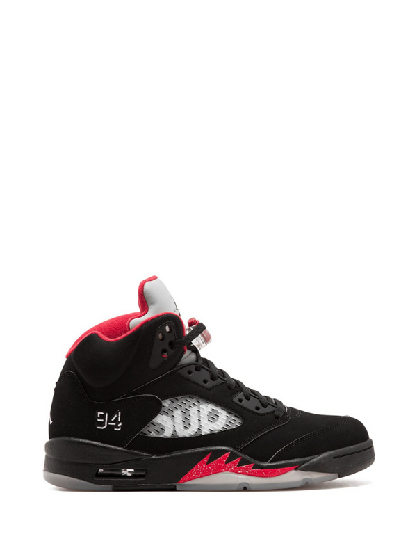 Supreme x Air Jordan 5 Black 824371001 