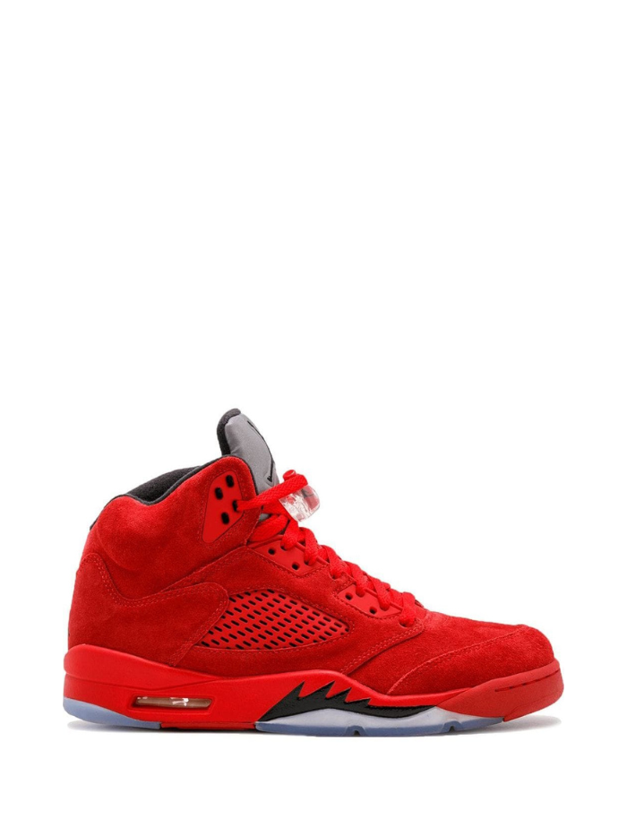 Jordan 5s online red suede