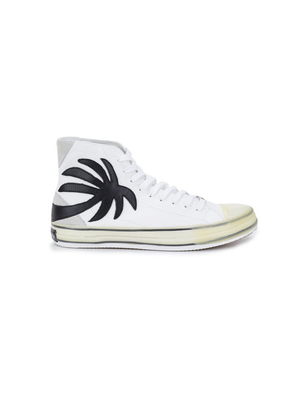 Palm Angels Palm Angels Palm Tree Print High-Top Sneakers