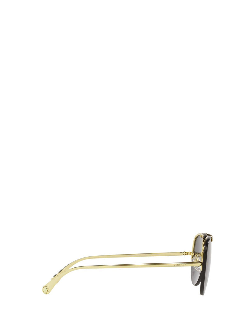 Versace Eyewear Medusa Glam Aviator Sunglasses