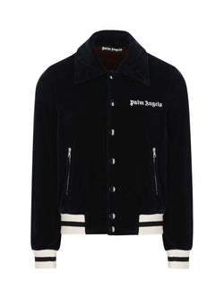 Palm Angels Palm Angels Logo Embroidery Buttoned Jacket