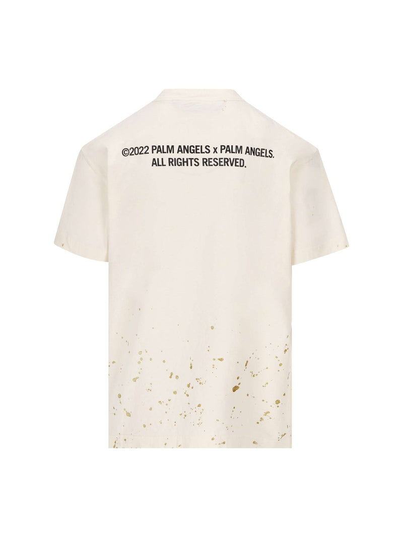 Palm Angels Palm Angels PXP Painted Short-Sleeved T-Shirt