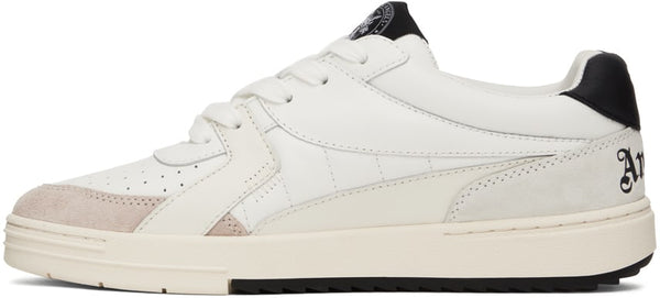 PALM ANGELS White & Black University Sneakers