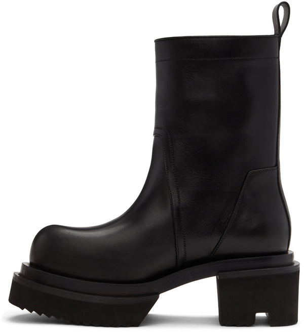 RICK OWENS Black Bogun Boots