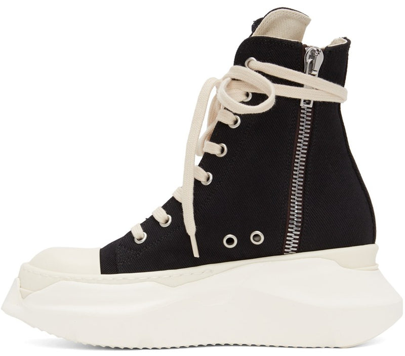 RICK OWENS DRKSHDW Black Abstract High Sneakers – TOPDROP-NEWYORK